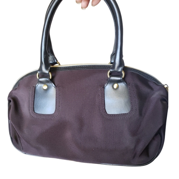 Victoria's Secret Zippered Canvas Travel / Toiletry Bag - Dark Brown color. - Picture 4 of 14